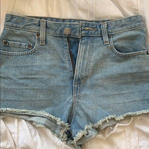 BDG cheeky denim shorts